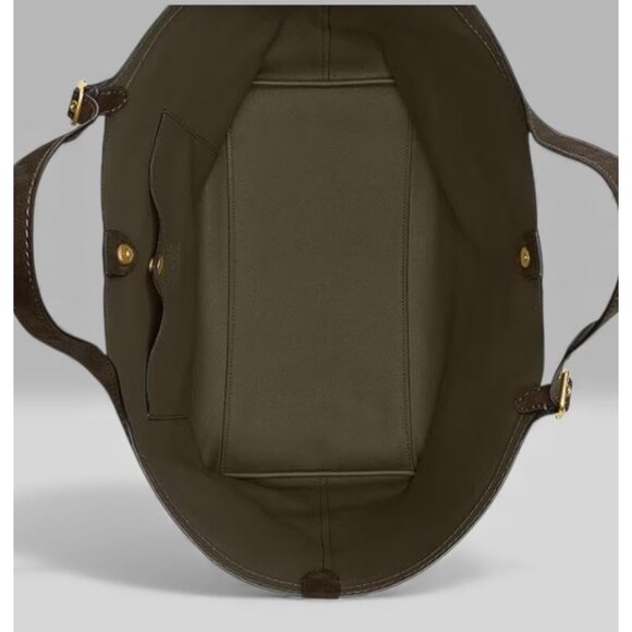 NEW!!   AUTHENTIC COACH Gramercy Tote Bag IN OLIVE GREEN SUEDE AND BRASS - Picture 11 of 14